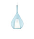 Kalique 28cm Teardrop Dome Pendant Ceiling Light Sky Blue 1x E27-1