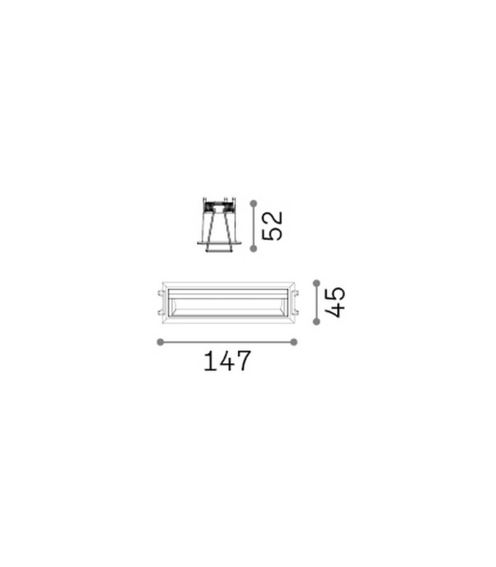 Lika Recessed Downlight White 1x LED 1100lm 3000K-2