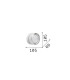 Lolly Bathroom Wall Lamp Grey 1x GX53 IP44-2
