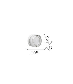 Lolly Bathroom Wall Lamp Grey 1x GX53 IP44-2