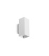 Look Square Up & Down Wall Lamp White 2x GU10-1