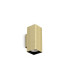 Look 15cm Square Up & Down Wall Lamp Brass 2x GU10-1