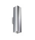Look 30cm Square Up & Down Wall Lamp Chrome 2x GU10-1