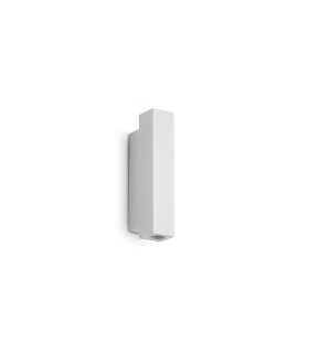 Look 15cm Square Up & Down Wall Lamp White 2x LED 900lm 3000K-1