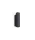 Look 15cm Square Up & Down Wall Lamp Black 2x LED 900lm 3000K-1