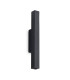 Look 30cm Square Up & Down Wall Lamp Black 2x LED 900lm 3000K-1