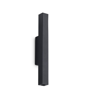 Look 30cm Square Up & Down Wall Lamp Black 2x LED 900lm 3000K-1