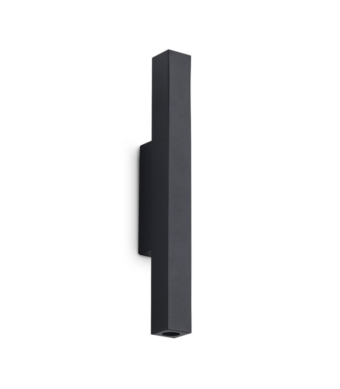 Look 30cm Square Up & Down Wall Lamp Black 2x LED 900lm 3000K-1