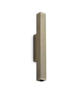 Look 30cm Square Up & Down Wall Lamp Brass 2x LED 900lm 3000K-1