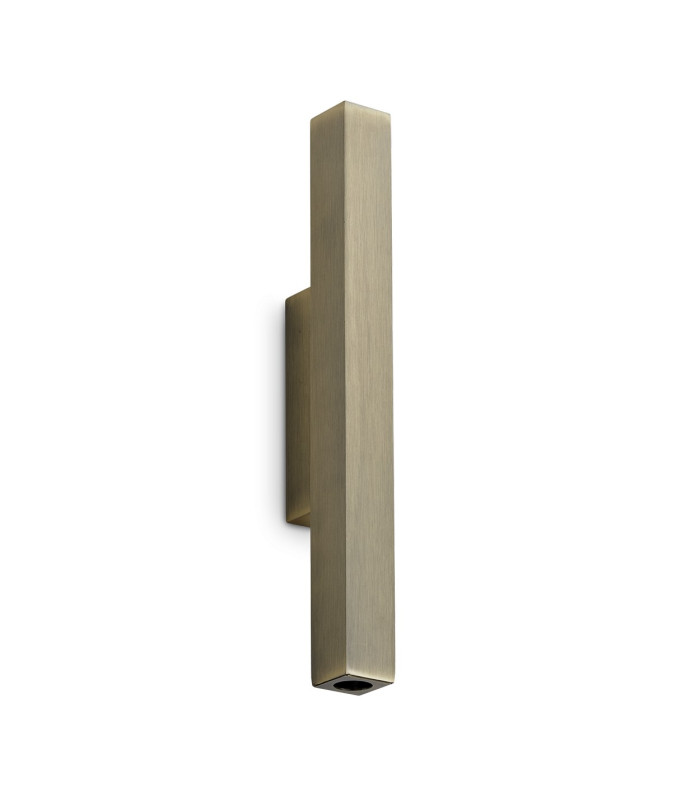 Look 30cm Square Up & Down Wall Lamp Brass 2x LED 900lm 3000K-1