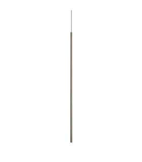 Look 100cm Slim Pendant Ceiling Light Brass 1x LED 220lm 3000K-1