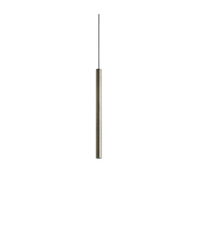 Look 25cm Slim Pendant Ceiling Light Brass 1x LED 220lm 3000K-1