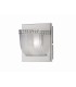 Flush Wall Lamp Switched 1 Light Polished Chrome, Glass, Crystal - 1