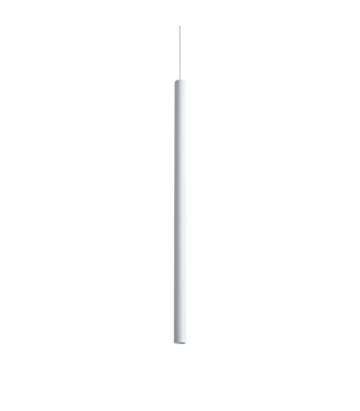 Look 70cm Slim Pendant Ceiling Light White 1x LED 1000lm 3000K-1