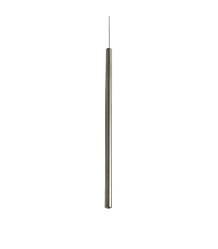 Look 70cm Slim Pendant Ceiling Light Brass 1x LED 1000lm 3000K-1