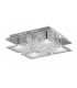 Flush Ceiling 5 Light Polished Chrome, Glass, Crystal - 1