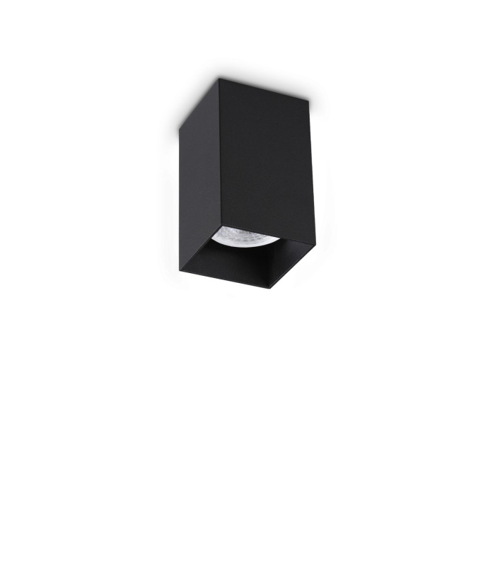 Look Square Surface Mounted Downlight Black 1x GU10-1