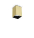 Look 10cm Square Surface Mounted Downlight Brass 1x GU10-1
