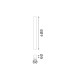 Look 75cm Square Surface Mounted Downlight Brass 1x GU10-2