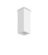 Look 20cm Square Surface Mounted Downlight Plaster 1x GU10-1