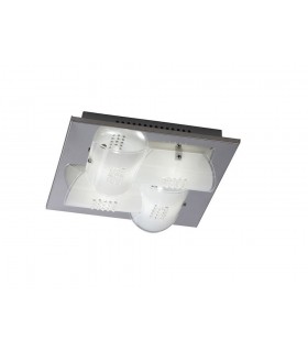 Ceiling 4 Light Polished Chrome, Glass, Crystal - 1