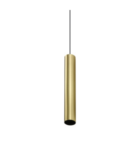 Look 25cm Super Slim Pendant Ceiling Light Brass 1x GU10-1
