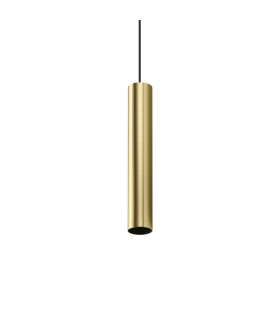 Look 40cm Super Slim Pendant Ceiling Light Brass 1x GU10-1