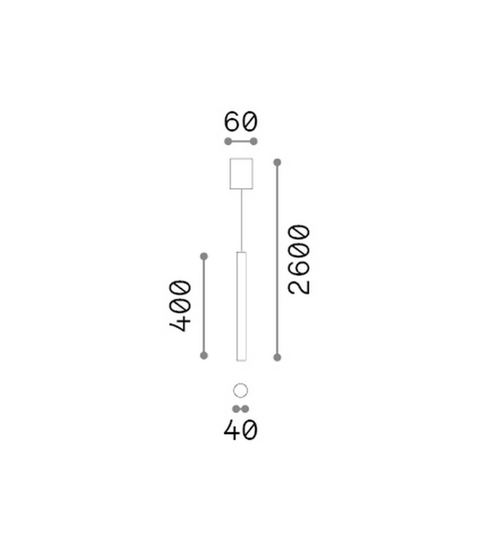 Look 40cm Super Slim Pendant Ceiling Light Brass 1x GU10-2