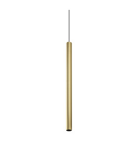 Look 70cm Super Slim Pendant Ceiling Light Brass 1x GU10-1