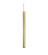 Look 100cm Slim Pendant Ceiling Light Brass 1x GU10-1