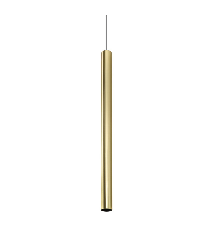 Look 100cm Slim Pendant Ceiling Light Brass 1x GU10-1