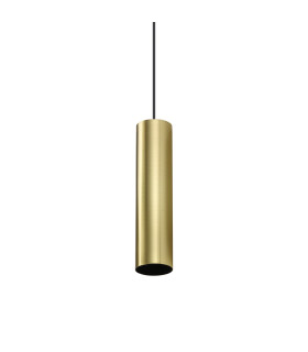 Look 25cm Slim Pendant Ceiling Light Brass 1x GU10-1