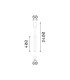 Look Slim Pendant Ceiling Light Alabaster 1x GU10-2