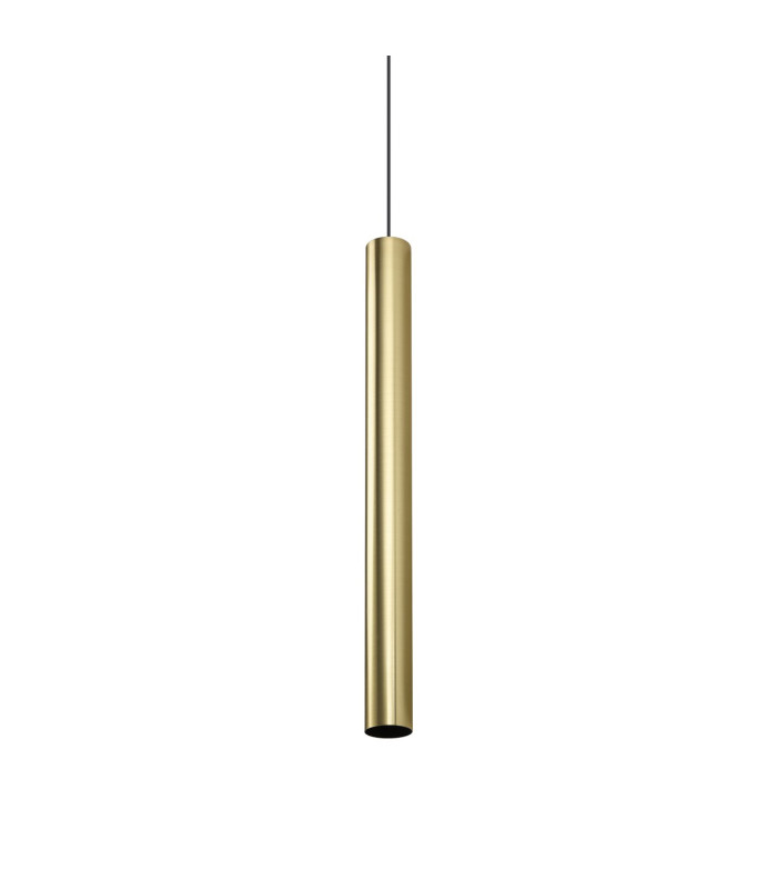Look 70cm Slim Pendant Ceiling Light Brass 1x GU10-1