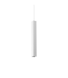 Look Square Slim Pendant Ceiling Light White 1x GU10-1