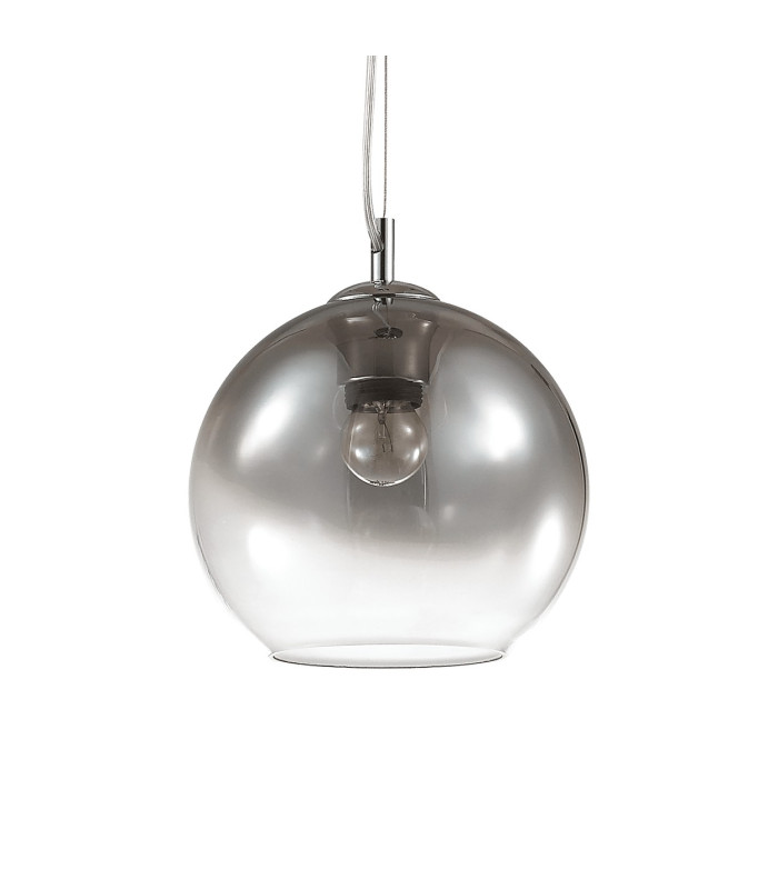Nemo 20cm Dome Pendant Ceiling Light Shaded Chrome 1x E27-1