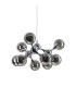 Nodi Multi Arm Pendant Ceiling Light Chrome 9x E14-1
