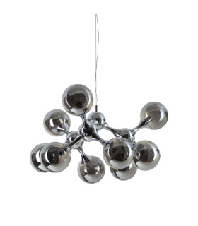 Nodi Multi Arm Pendant Ceiling Light Chrome 9x E14-1