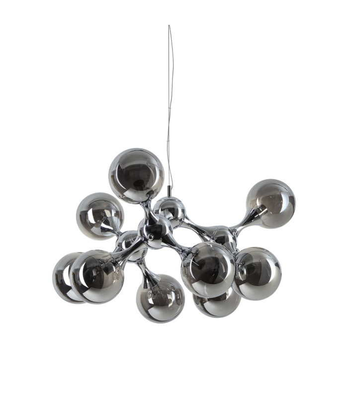 Nodi Multi Arm Pendant Ceiling Light Chrome 9x E14-1