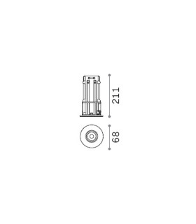 Nova Recessed Downlight White 1x LED 560lm 3000K-2