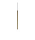 Look Square Slim Pendant Ceiling Light Brass 1x LED 220lm 3000K-1