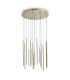 Look Cluster Pendant Ceiling Light Brass 16x LED 3100lm 3000K-1