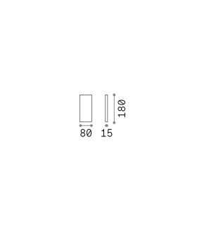 Post-It Outdoor Up Down Wall Lamp Brass 2x LED 620lm 3000K IP65 - Driver Required-2