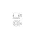 Nova Recessed Downlight Black 1x LED 2150lm 3000K-2