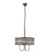 Ceiling Pendant Round 3 Light Polished Chrome, Crystal - 1