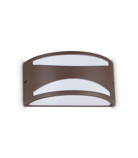 Rex Outdoor Flush Wall Lamp Coffee 1x E27 IP44-1