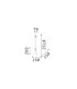 Odeon 15cm Slim Pendant Ceiling Light White 1x LED 1250lm 3000K-2
