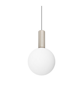 Odeon 20cm Slim Pendant Ceiling Light White 1x LED 1250lm 3000K-1