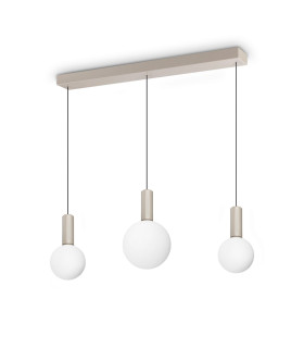 Odeon Bar Pendant Ceiling Light White 3x LED 3200lm 3000K-1