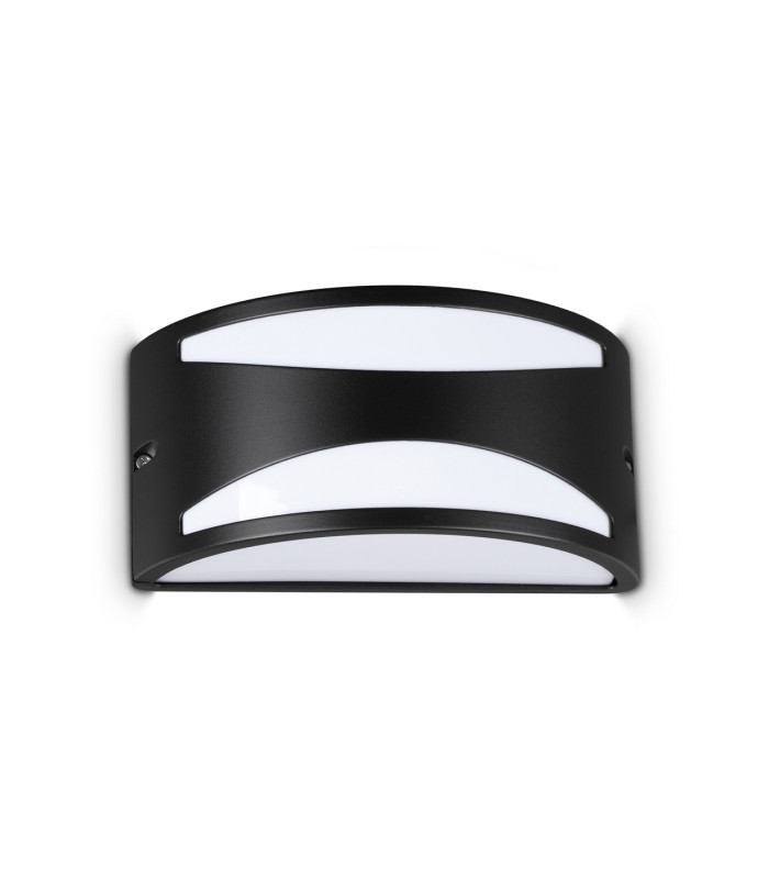 Rex Outdoor Flush Wall Lamp Black 1x E27 IP44-1